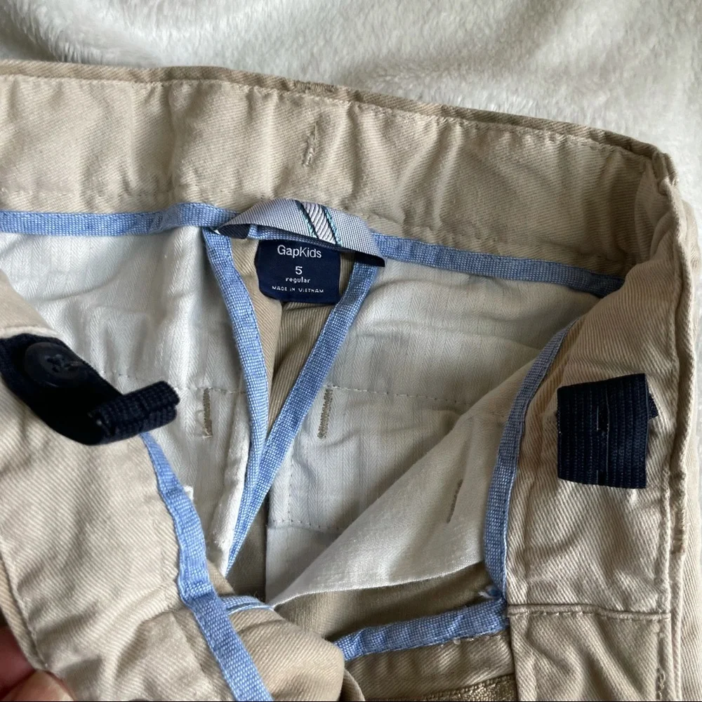Boys Gap khaki pants uniform dress 5
